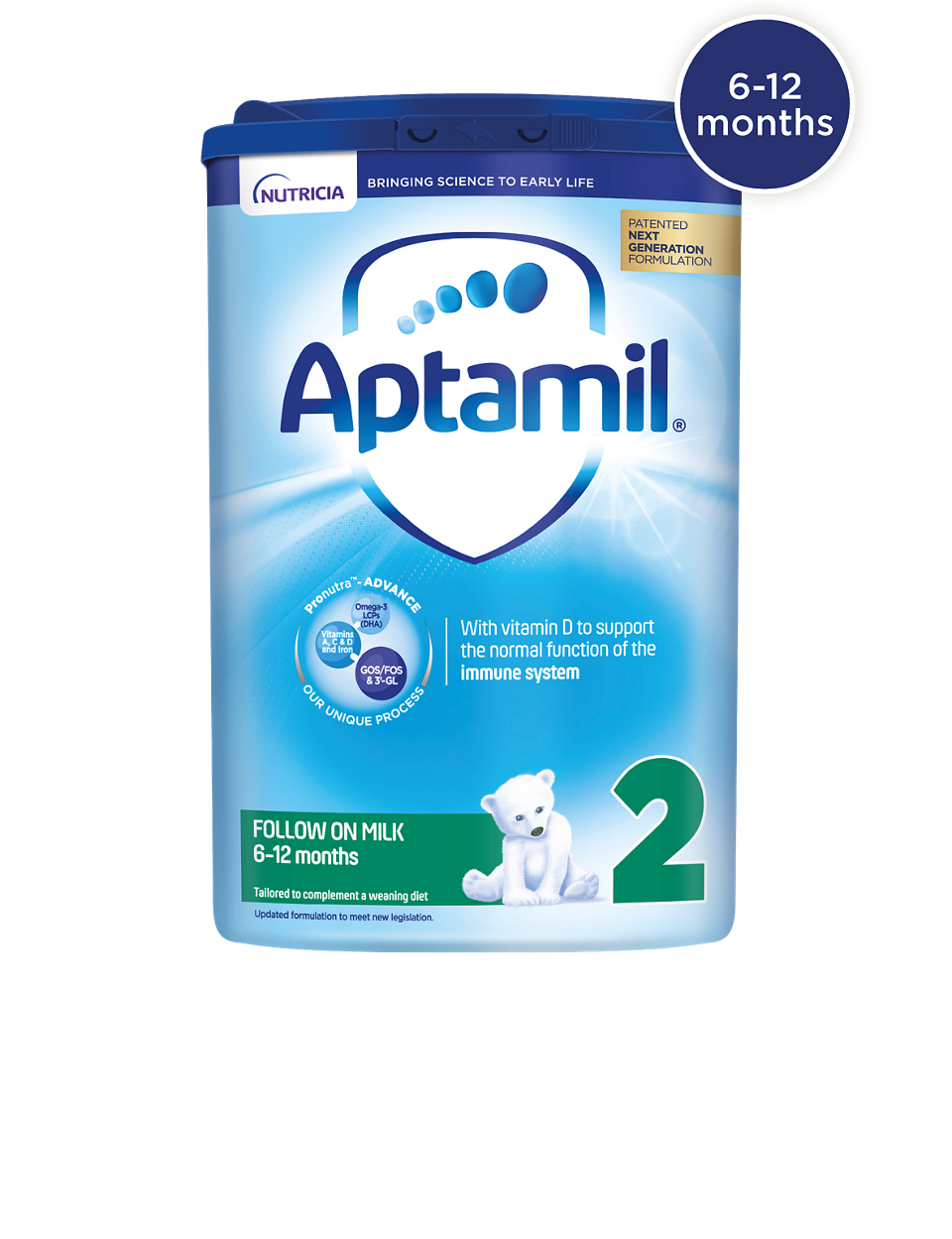 Aptamil 2 Formula Milk For 6 12 Months Complimenting Weaning
