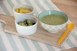 Kartoffel-Getreide-Brei mit Zucchini