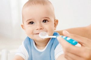 baby being fed