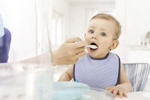 baby being fed