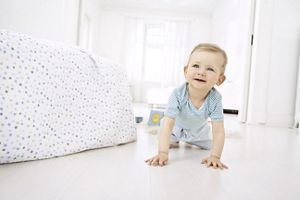 baby crawling