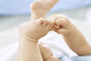 Des petits pieds de bébé