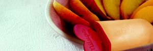 Pfirsich-Kindermilch Eis-Pop