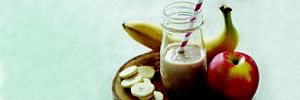 Apfel-Banane-Kindermilch Smoothie
