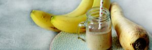 Banane-Pastinake-Kindermilch Smoothie