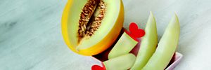 Honigmelone-Kindermilch Eis-Pop