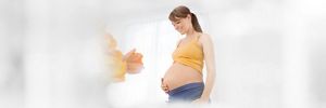 Schwangere mit Babybauch