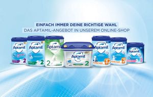 Aptamil Onlineshop Produktauswahl