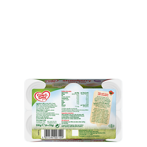 Strawberry dairy pots