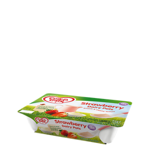 Strawberry dairy pots