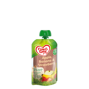 Apple, strawberry & banana