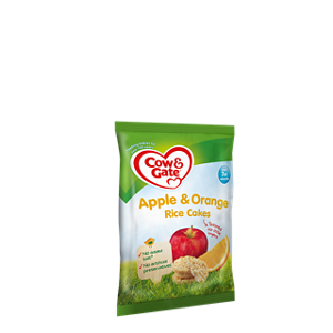 Apple & orange rice cakes