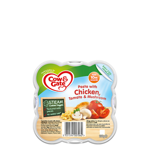 Pasta with chicken, tomato & mushroom