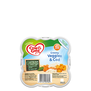 Creamy veggies & cod