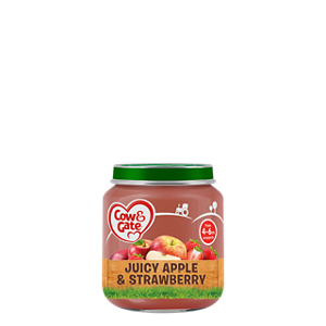 Juicy apple and strawberry