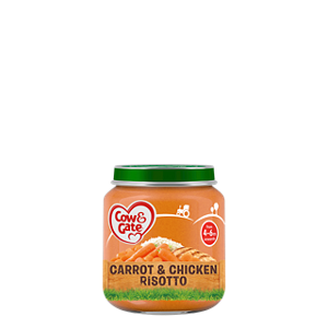 Carrot and chicken risotto