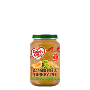 Garden pea and turkey pie