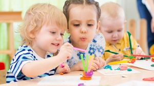 Kids Crafting Together