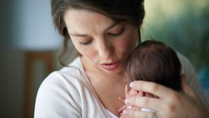 Mother Calming Baby
