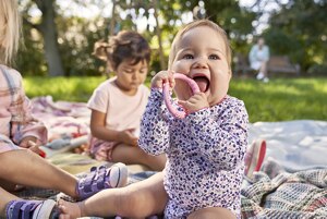 baby with toy