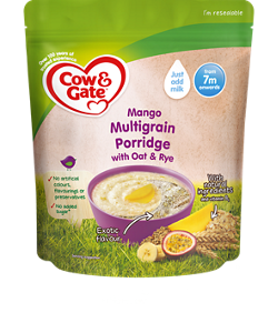 Mango Multigrain Porridge with Oat and Rye