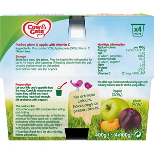 Apple & plum pots