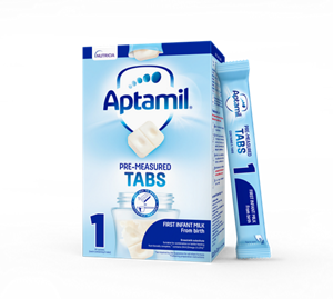 New Aptamil® First Infant Milk Pre-Measured Tabs