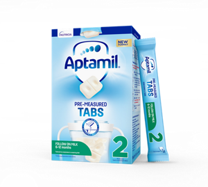 New Aptamil® Follow On Milk Pre-Measured Tabs