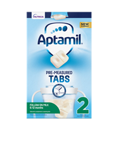 New Aptamil® Follow On Milk Pre-Measured Tabs