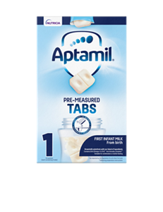 New Aptamil® First Infant Milk Pre-Measured Tabs