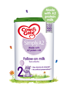 NEW Cow and Gate Simply A2 Follow-on Milk