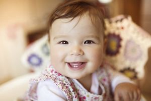 Happy smiling baby