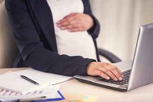 Pregnant Business Woman