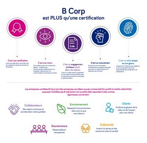 Qu'est-ce que la certification B Corp ? - infographie