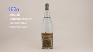 Illustration de l'histoire d'evian - Début de l'embouteillage en 1826 Illustration de l'histoire d'evian - Début de l'embouteillage en 1826